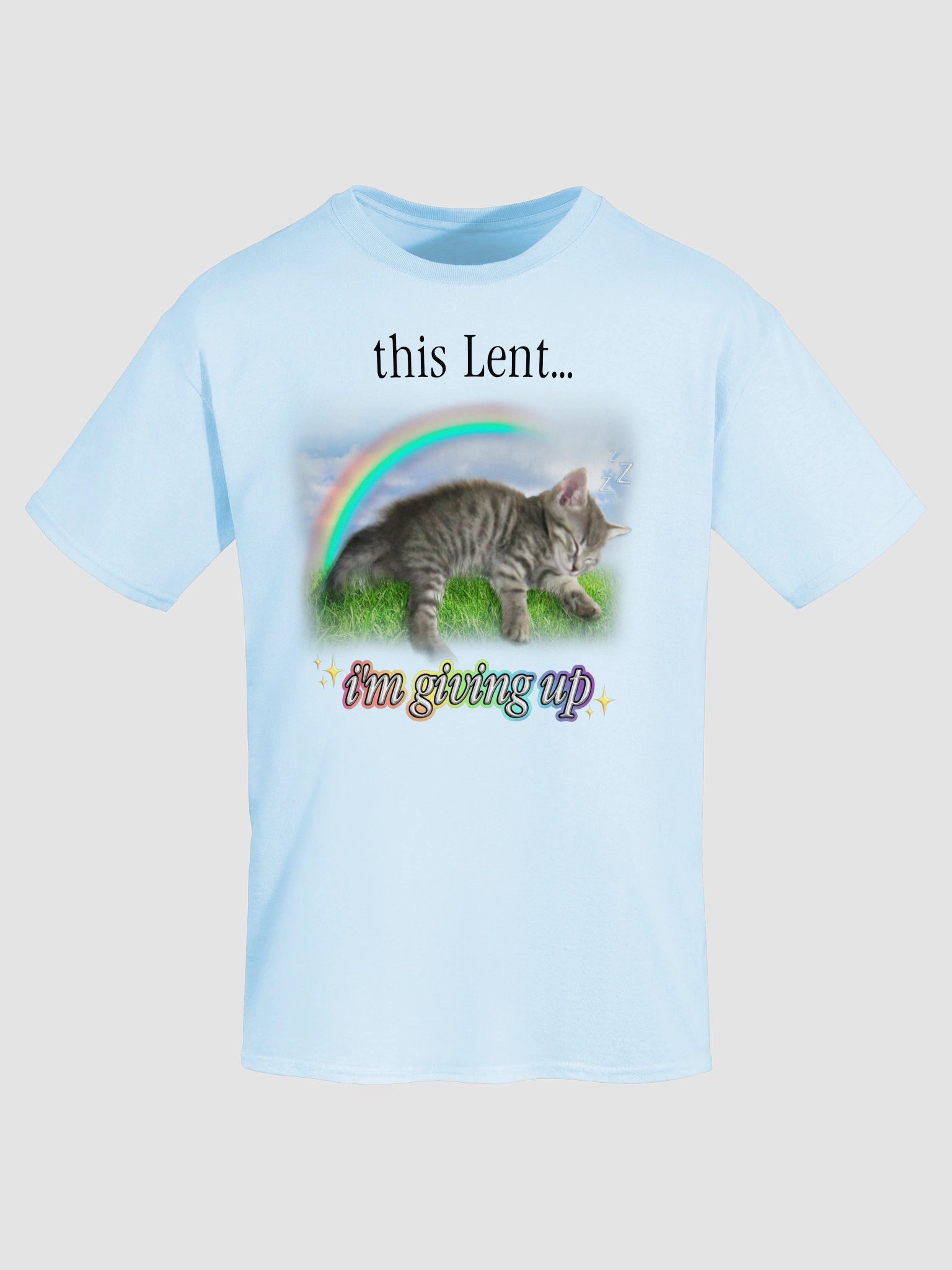 This Lent I'm Giving Up Cat T-shirt product image (31)