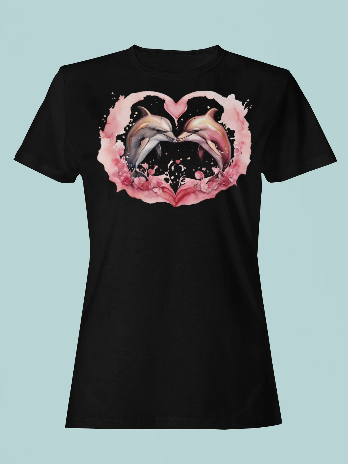 Dolphin Dance Women's Fitted Tee product image (1)