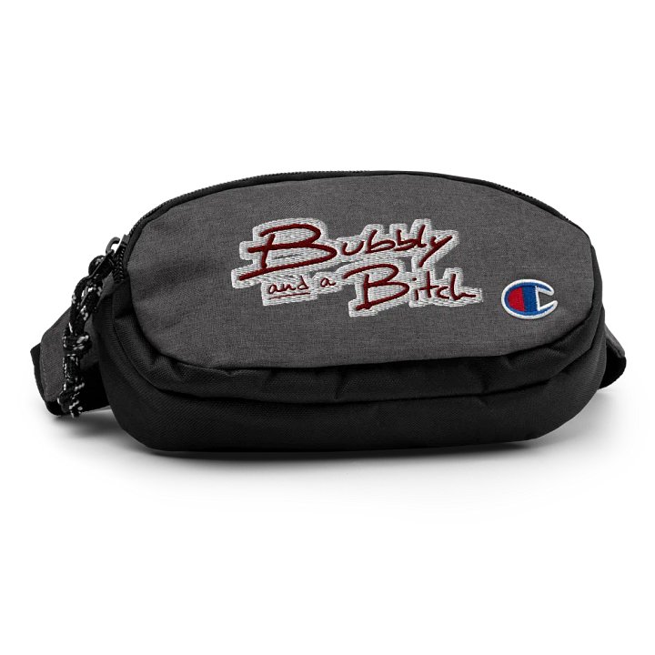 Bubbly and a B*tch (maroon bubble design) champion fanny pack product image (2)