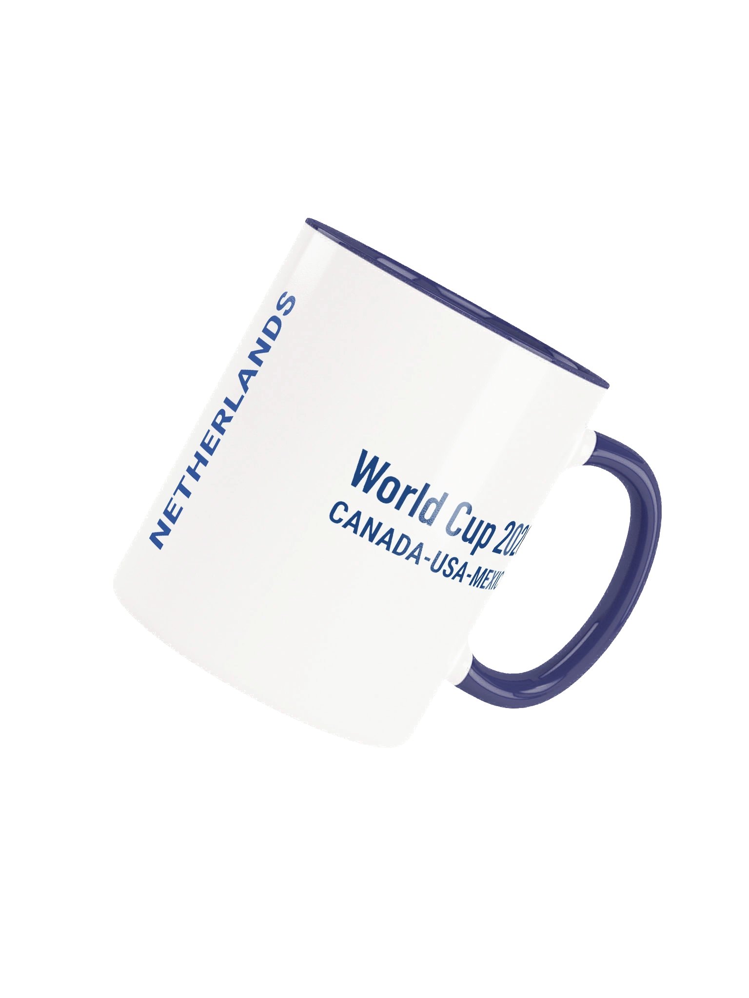 Netherlands 2026 World Cup Flag Mug - Netherlands Soccer Fan Coffee Cup - Premium Two-Tone Ceramic Mug product image (4)