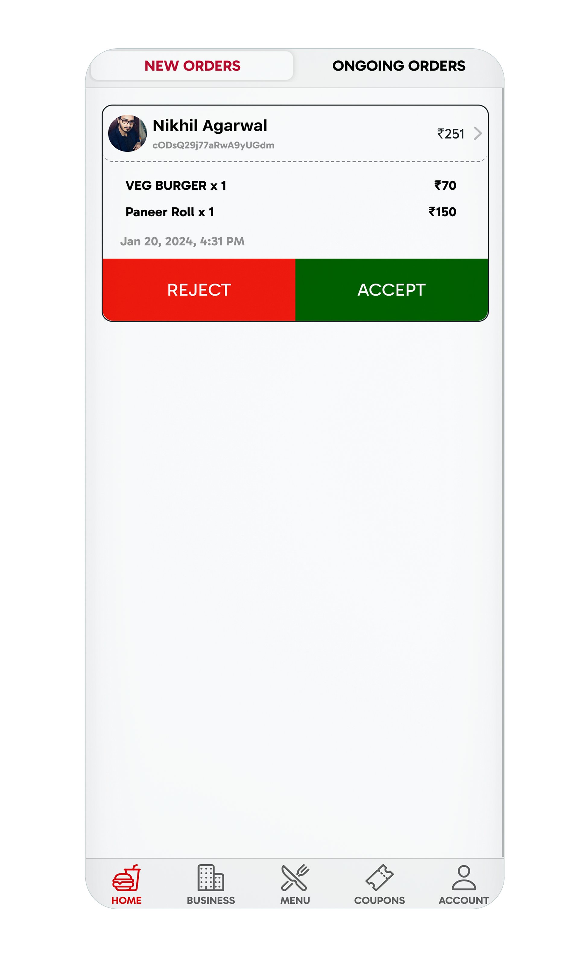 Ionic 8+ Restaurant Food Delivery App UI Template product image (7)
