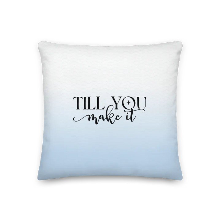 Faith It Till You Make It Pastel Decorative Pillow product image (2)