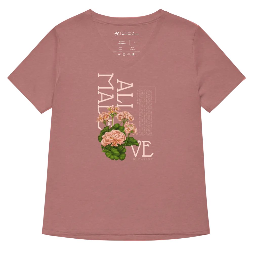 Made Alive in Christ V-Neck T-Shirt product image (11)