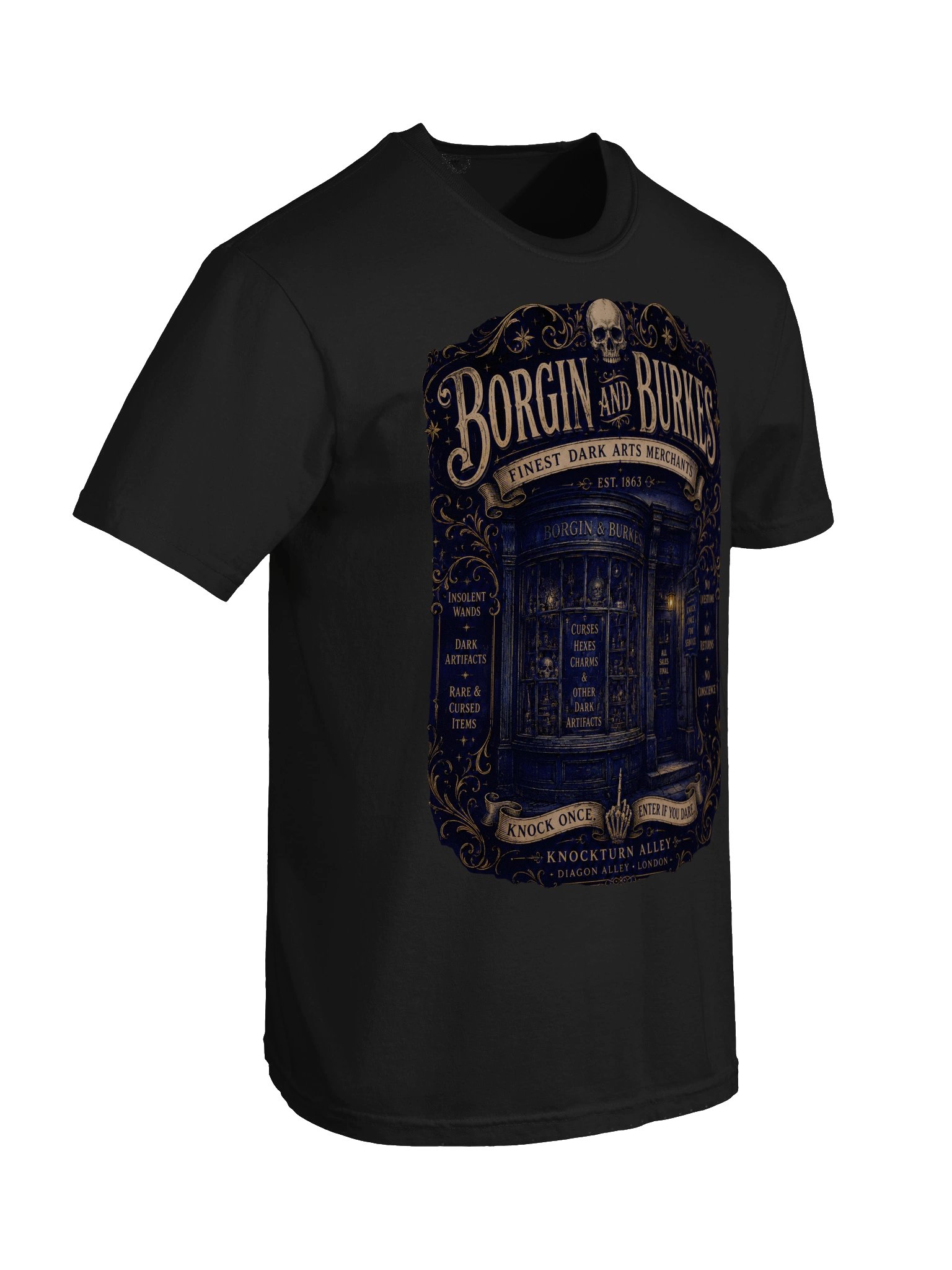 Borgin & Burkes™ – Finest Dark Arts Merchants Vintage Graphic Tee product image (32)