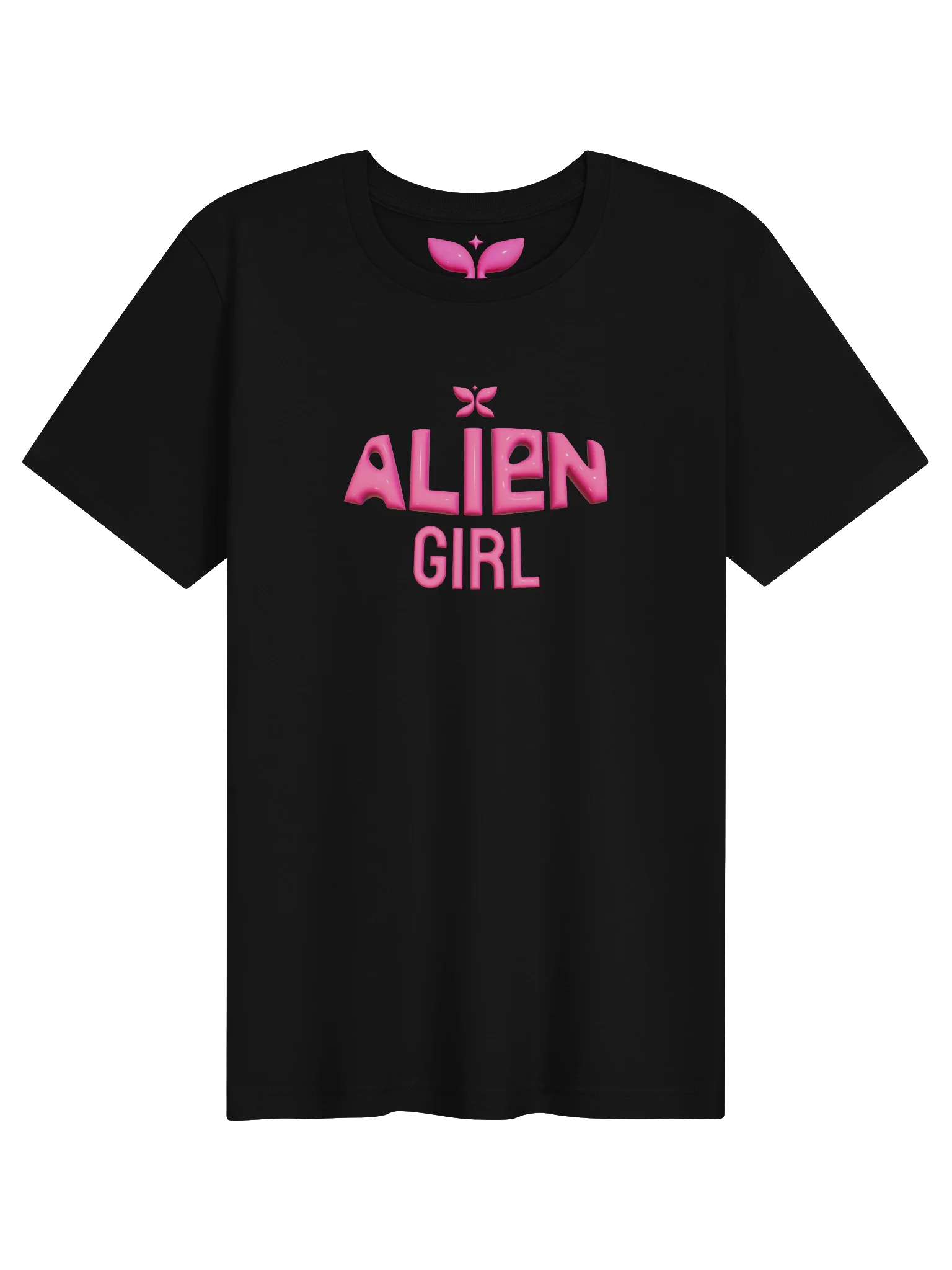 Alien Girl Pink 3D Graphic Tee product image (1)