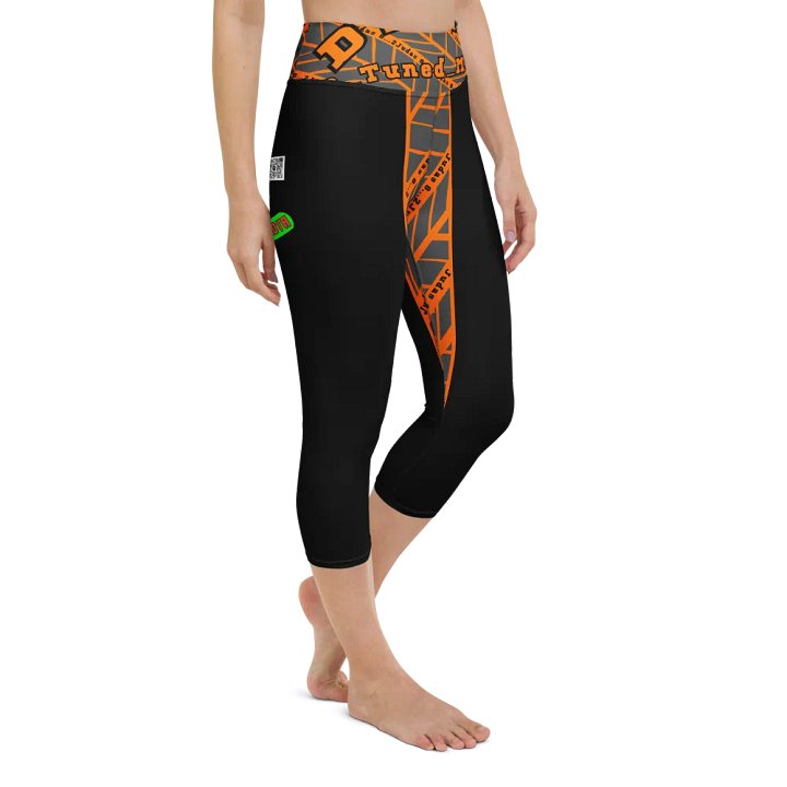90s Vibes All-Over Yoga Capri Leggings product image (2)