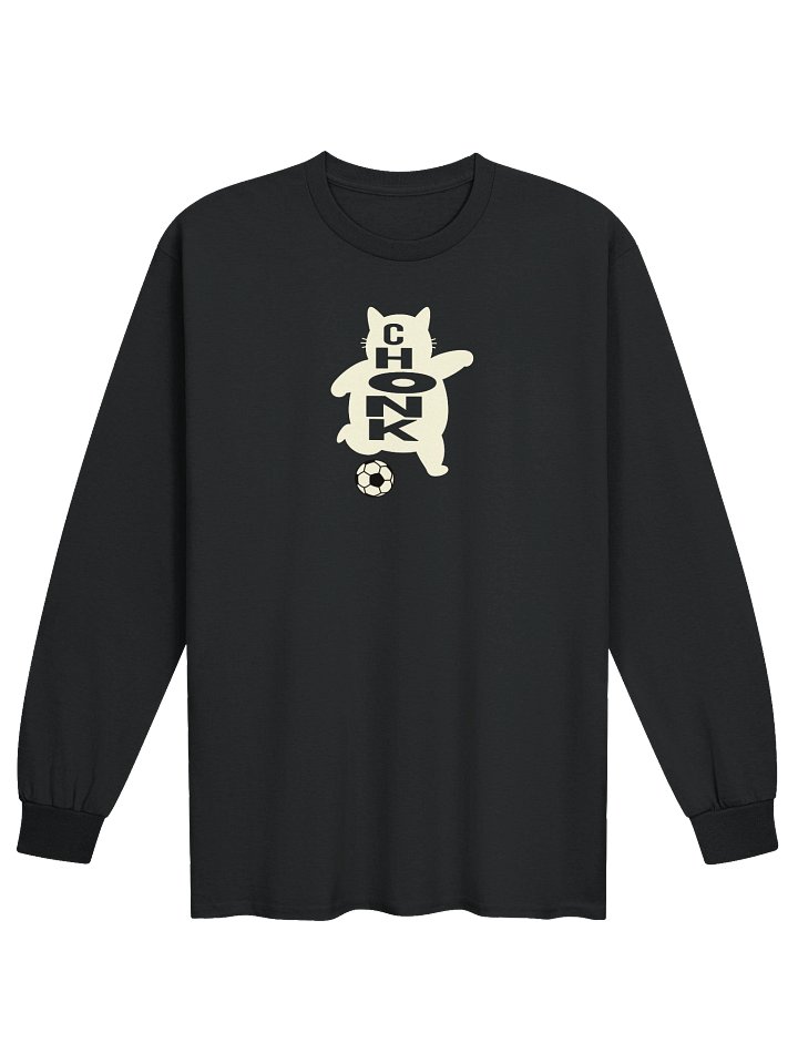 Soccer Chonk Cat - Unisex Adult Long Sleeve T-shirt product image (1)