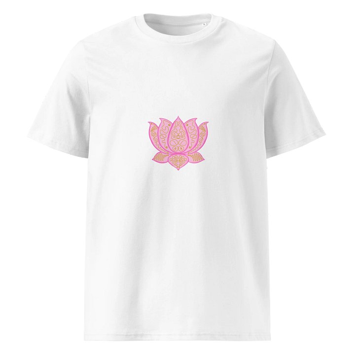 Golden Lotus Eye Unisex Organic T-Shirt product image (1)