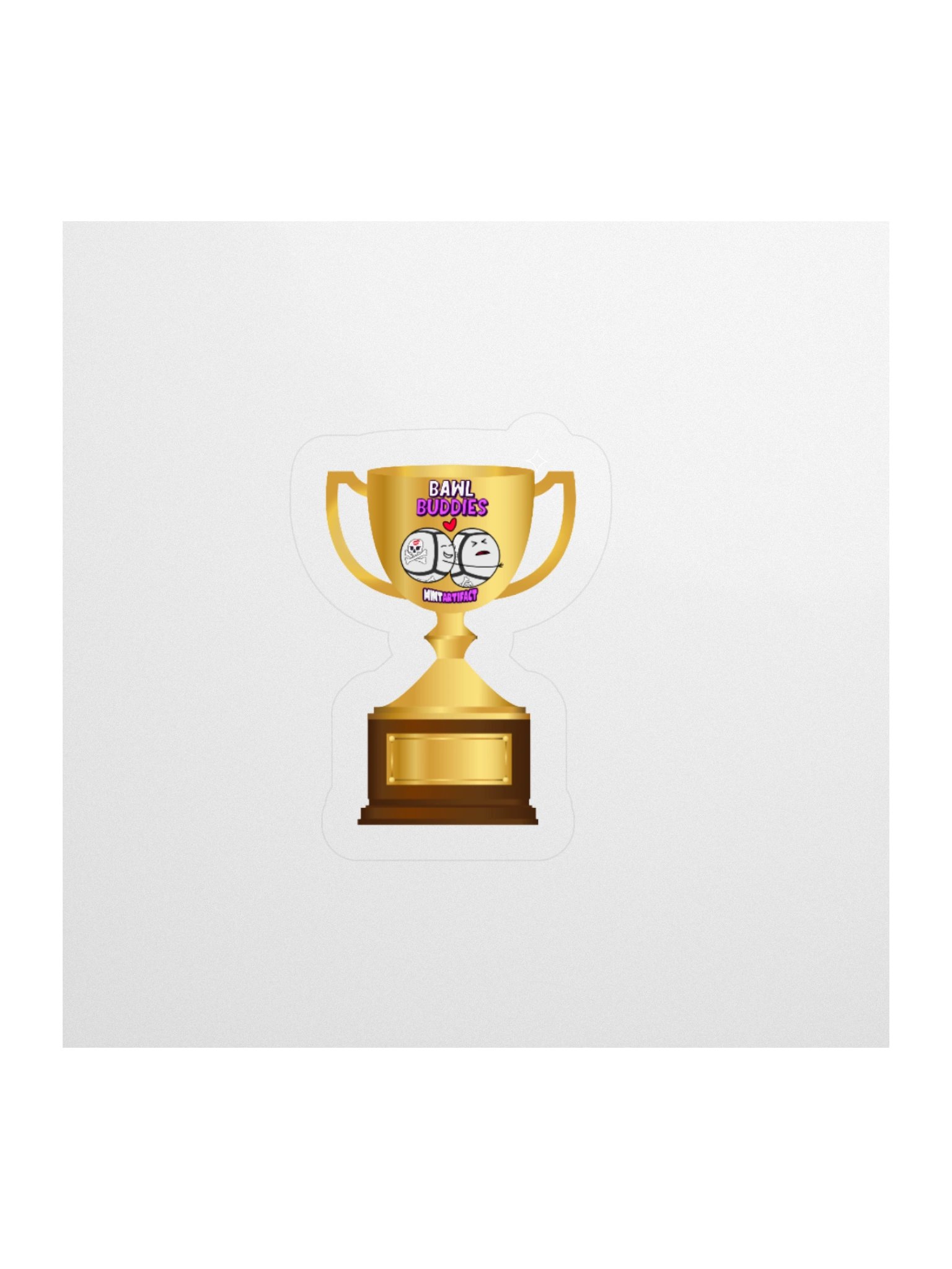 Bawl Buddies trophy Sticker product image (1)