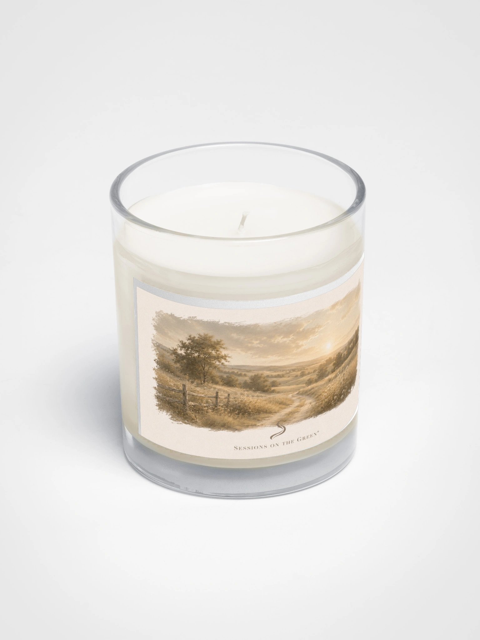 Country Road at Sunset — Unscented Soy Art Candle product image (2)
