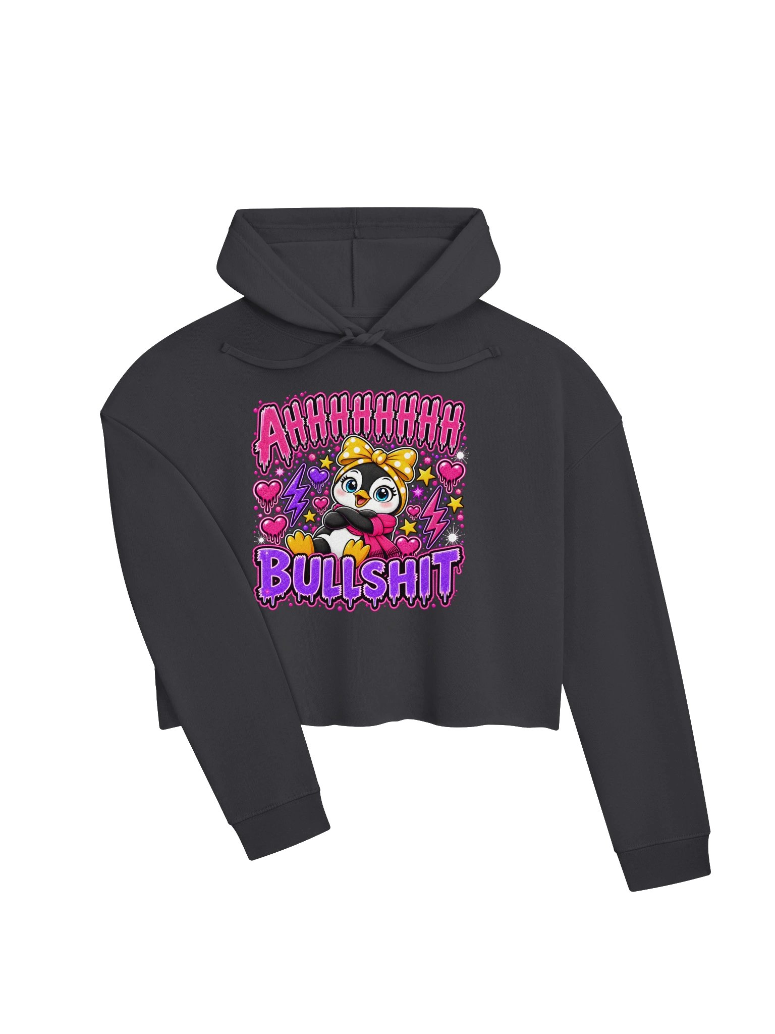 AHHHHHH Bullshit Lulu Cropped Hoodie product image (4)