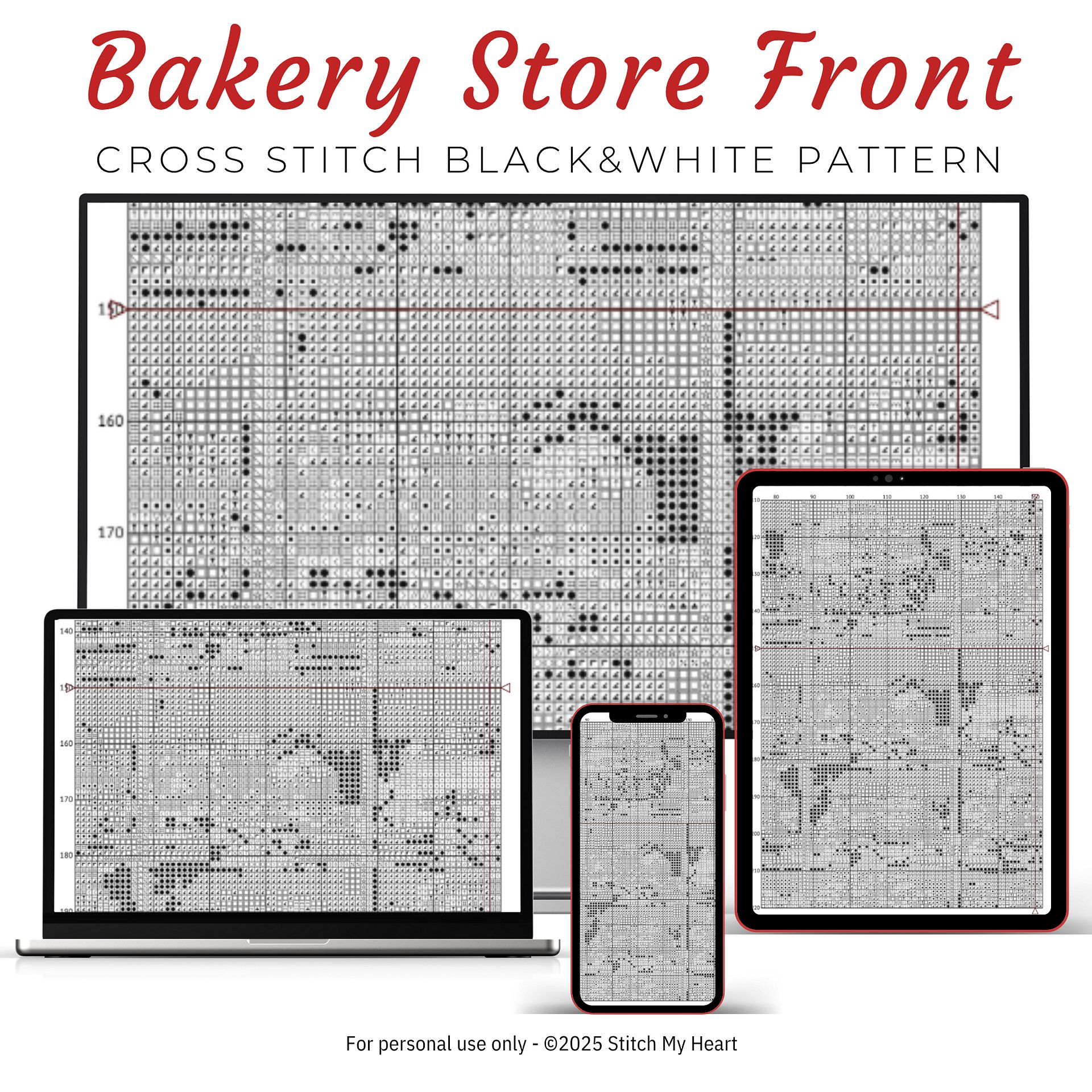 Bakery Store Cross Stitch Pattern product image (4)