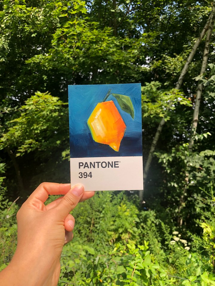 PANTONE Challenge • Fruits Set, Lemon • Oil Painting product image (2)