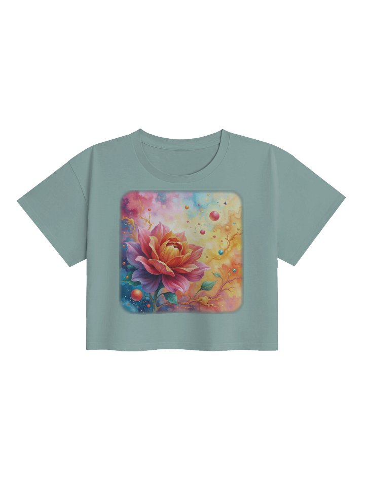 Dreamlike Floral Fusion Crop Top product image (1)