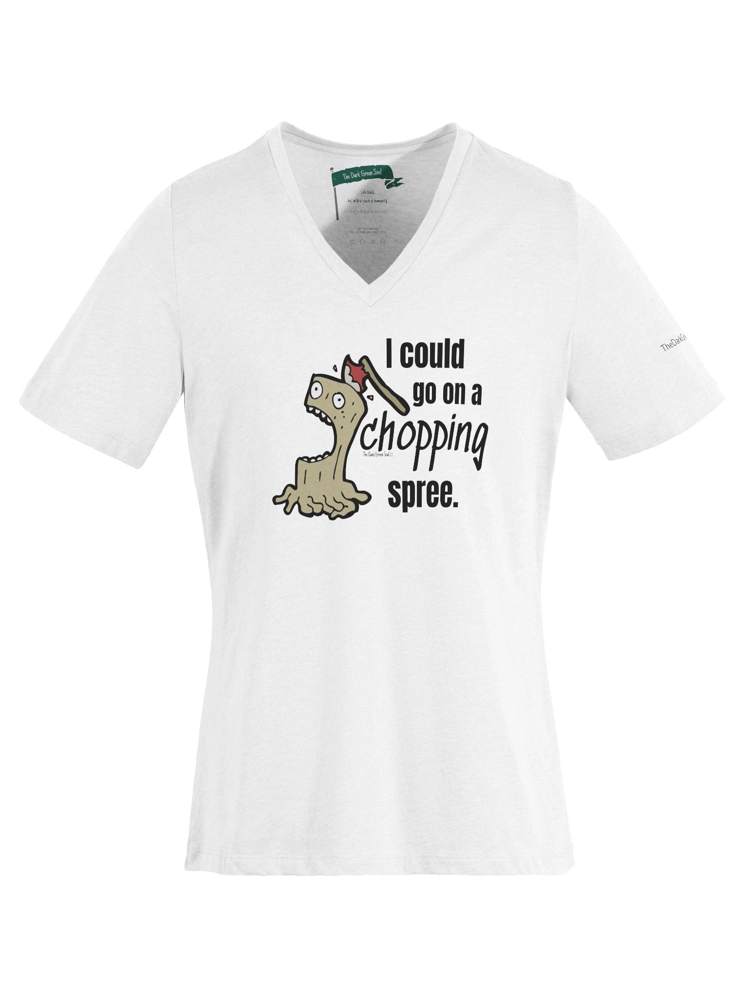 Chopping Spree Black - Women's V-Neck Tee product image (1)