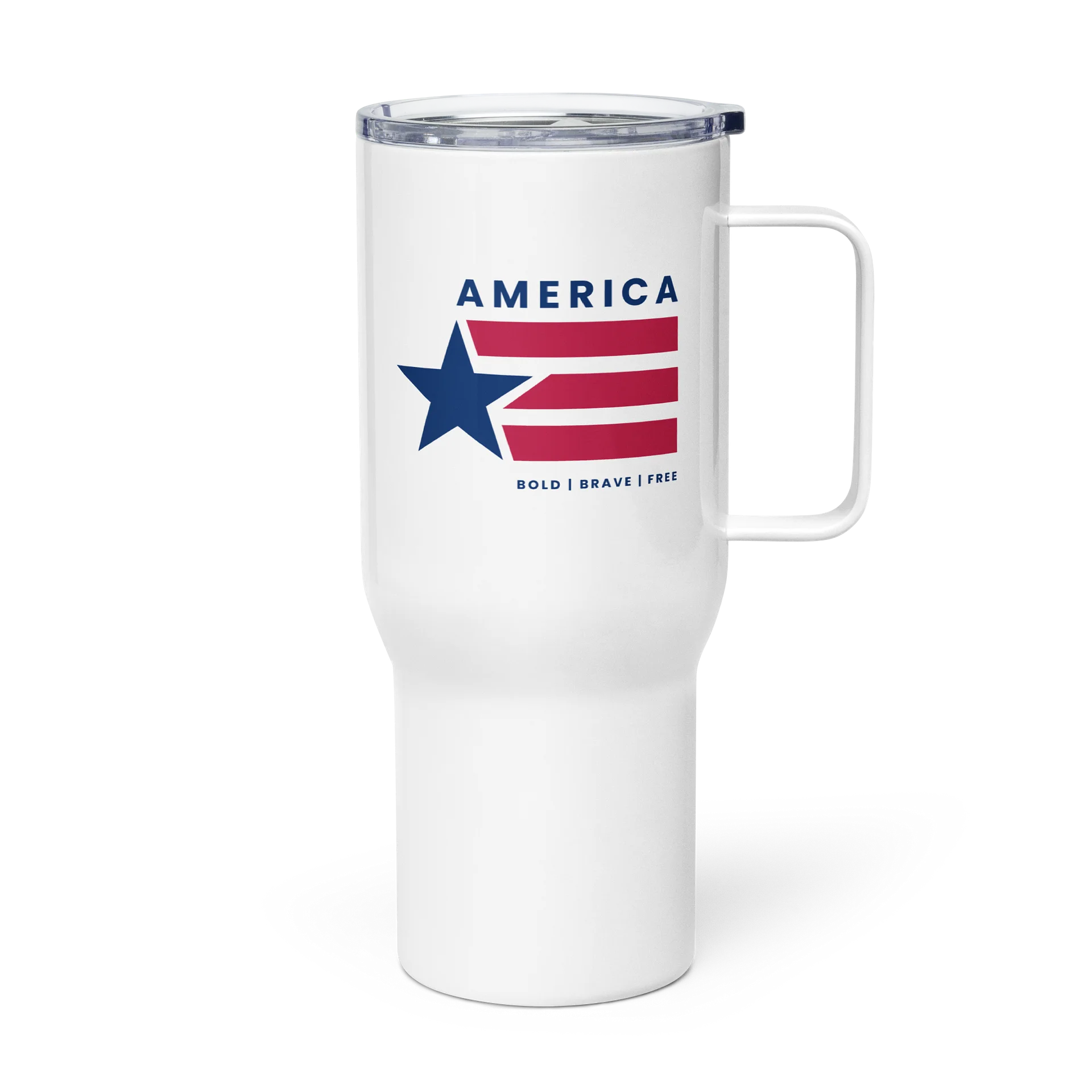 Bold Brave and Free Travel Mug product image (3)