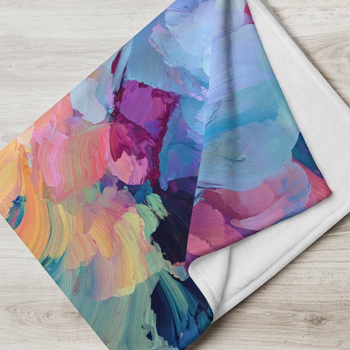 Impressionist Brushstroke Throw product image (2)