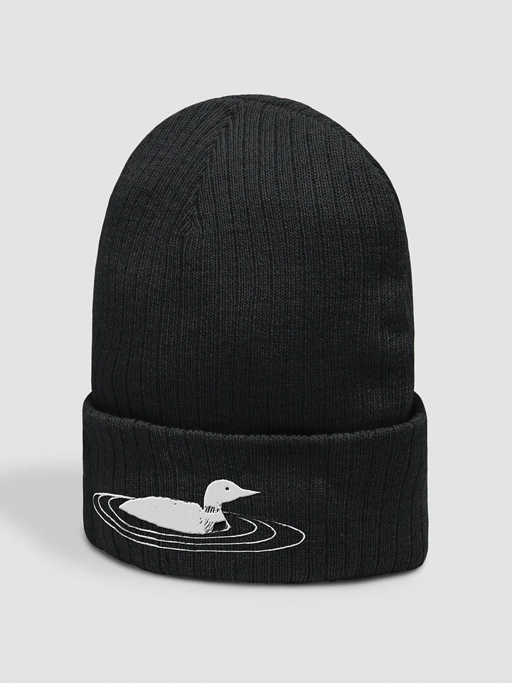 Loon Silhouette Black Beanie product image (2)