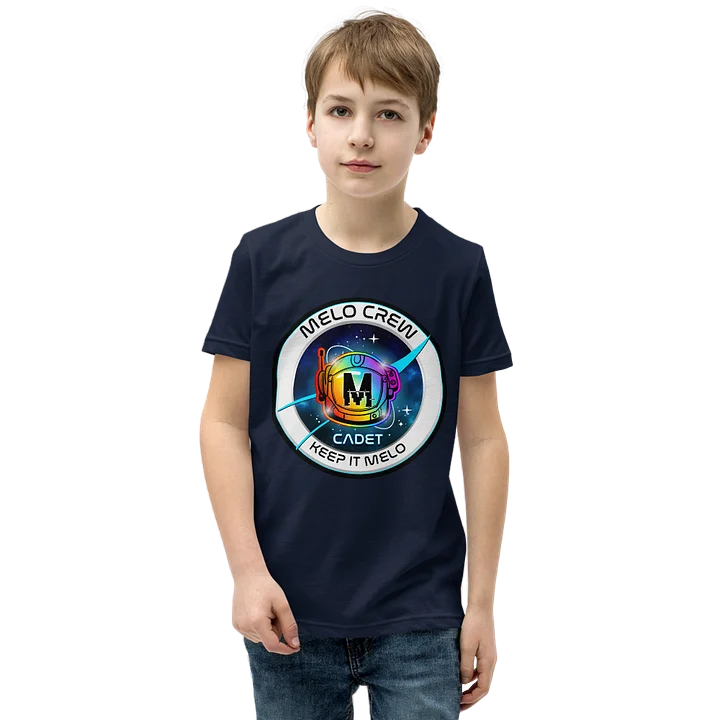 #MeloCrew Badge: Cadet - Basic Youth T-Shirt | #MadeByMELO product image (2)