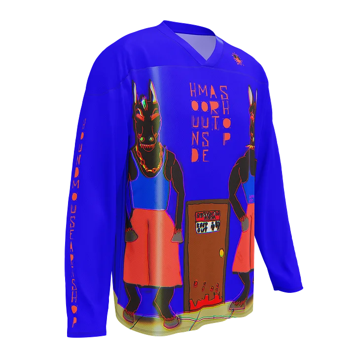 Ignacio & Pedro Eco Hockey Fan Jersey by Houndmouse Art product image (1)