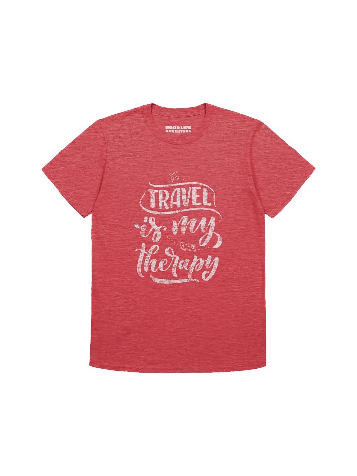 Travel is My Therapy: Unisex T-Shirt product image (1)
