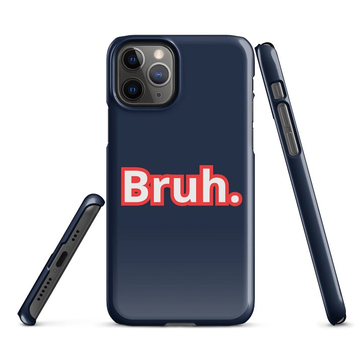 Chad's "Bruh" iPhone Case product image (1)