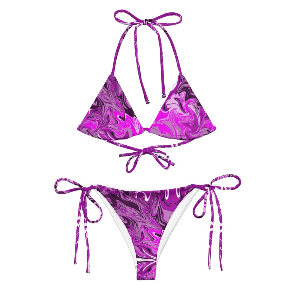 Pink Marbled Bikini Set product image (3)