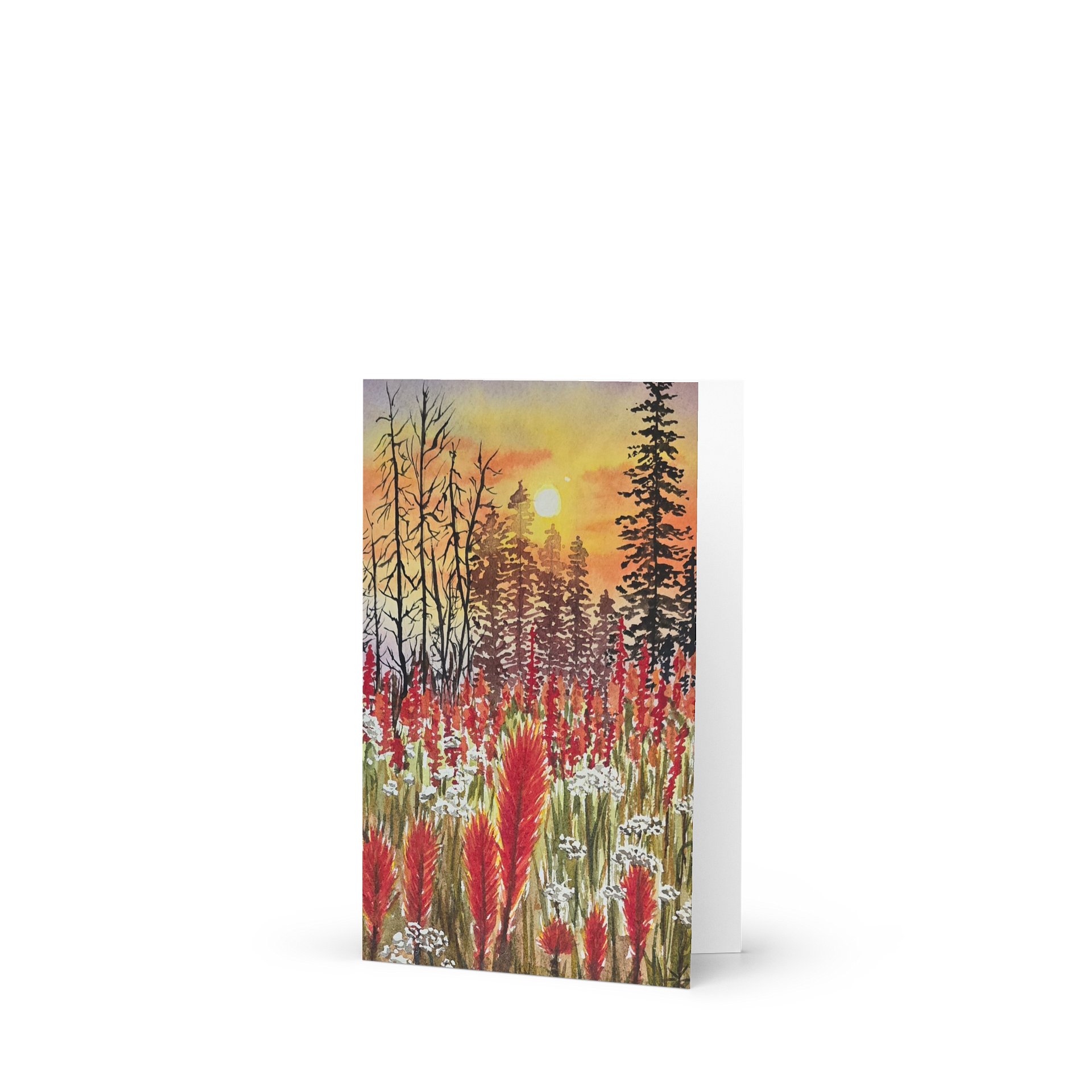 Painted Sunset - Greeting Card product image (1)