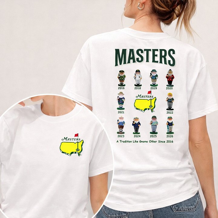 Funny Masters 2026 Gnome Tradition Tee | Augusta Golf Gnomes Shirt product image (1)