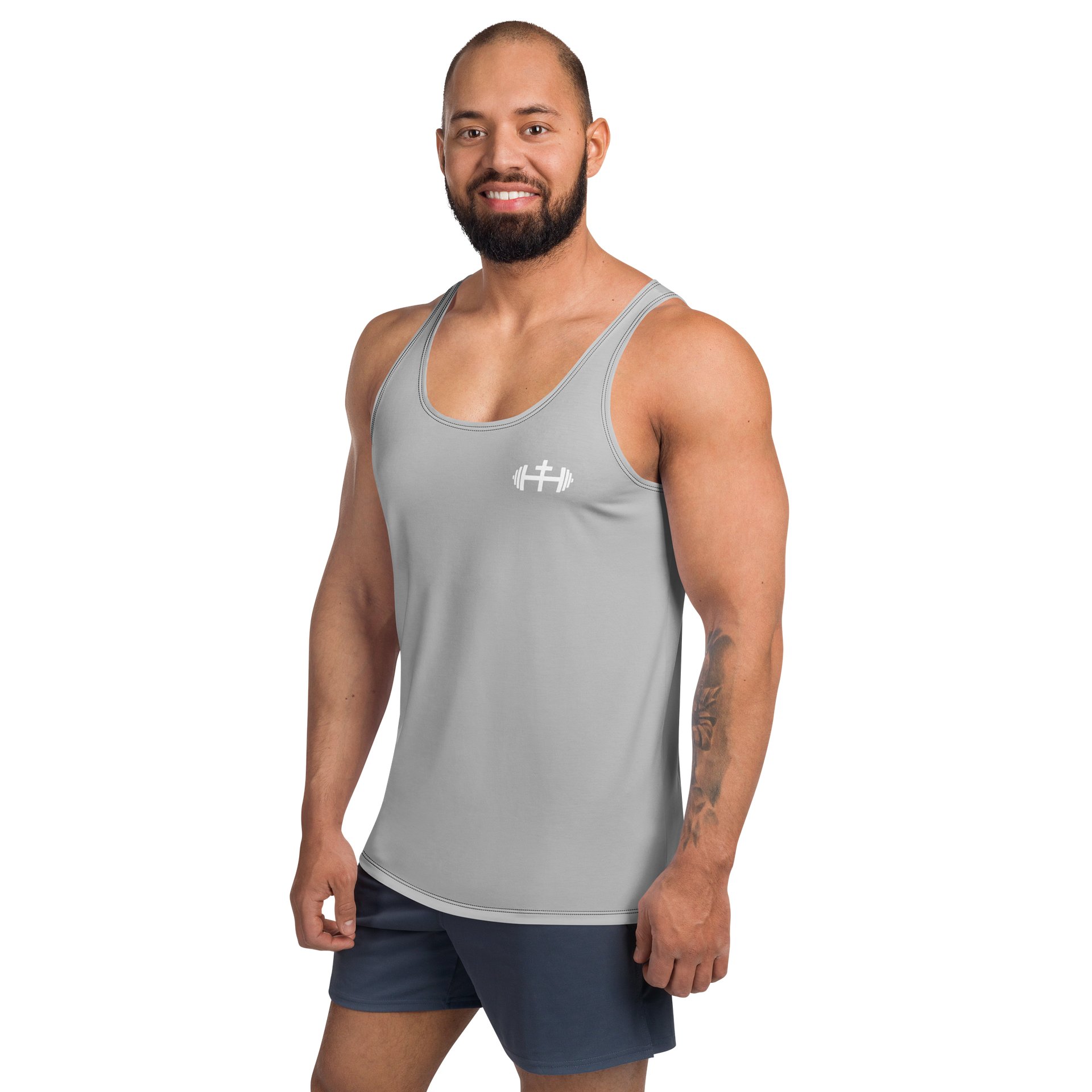 His House Unisex Performance Tank - Silver product image (2)