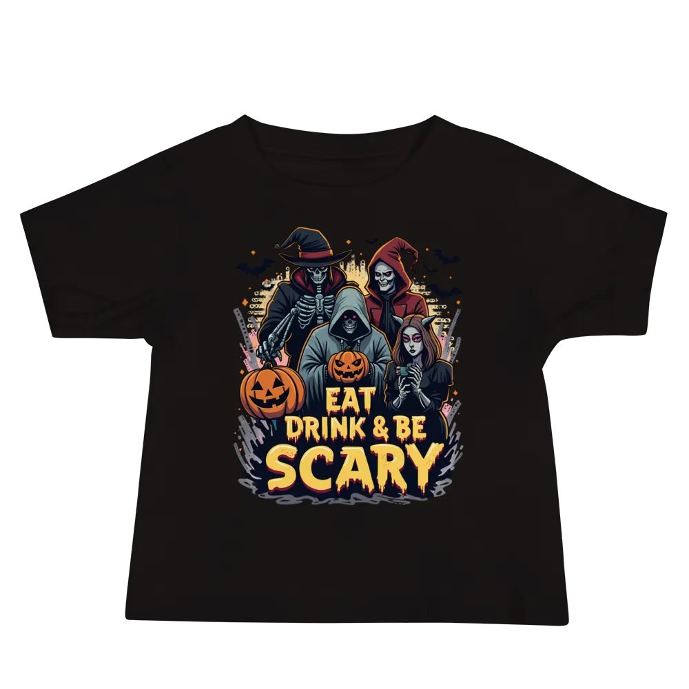 Eat Drink & Be Scary Baby Tee product image (3)