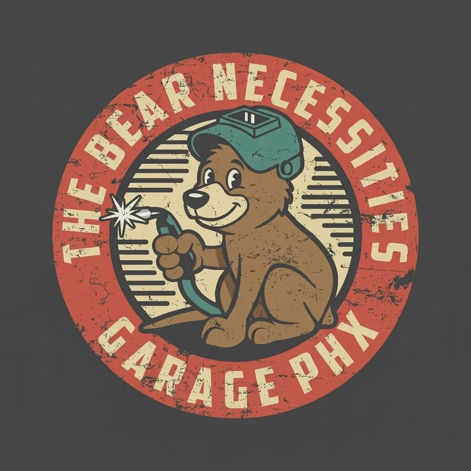 Bear Necessities PHX Retro Garage Tshirt product image (3)