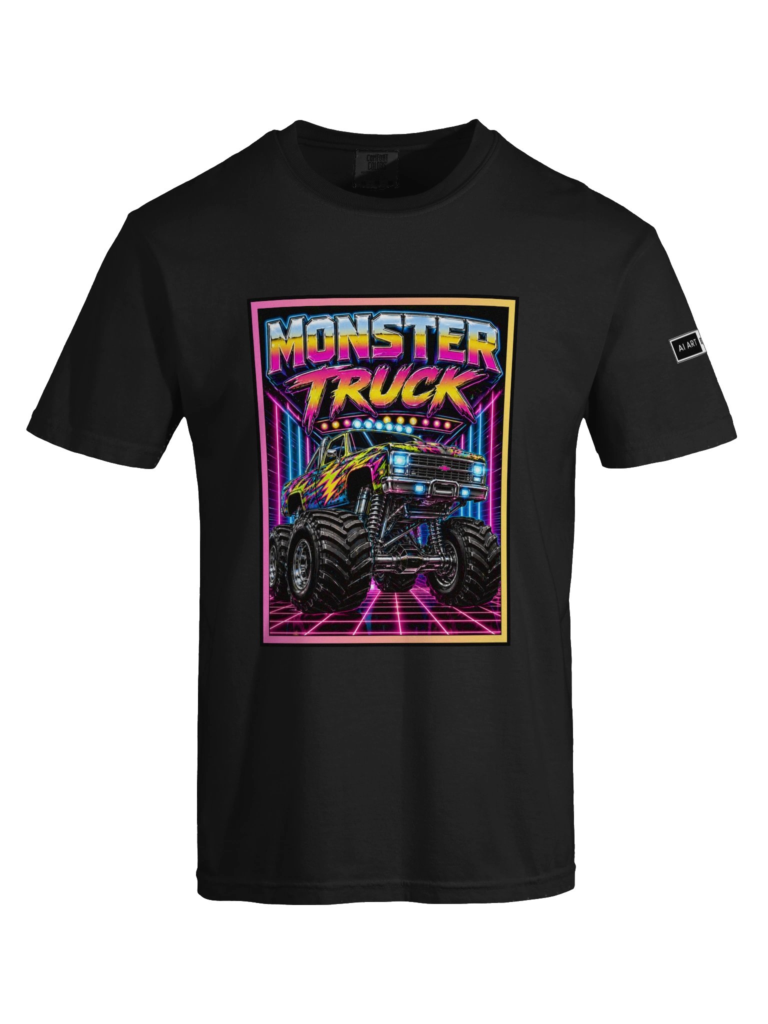 "MONSTER TRUCK" 100% cotton T-shirt product image (7)