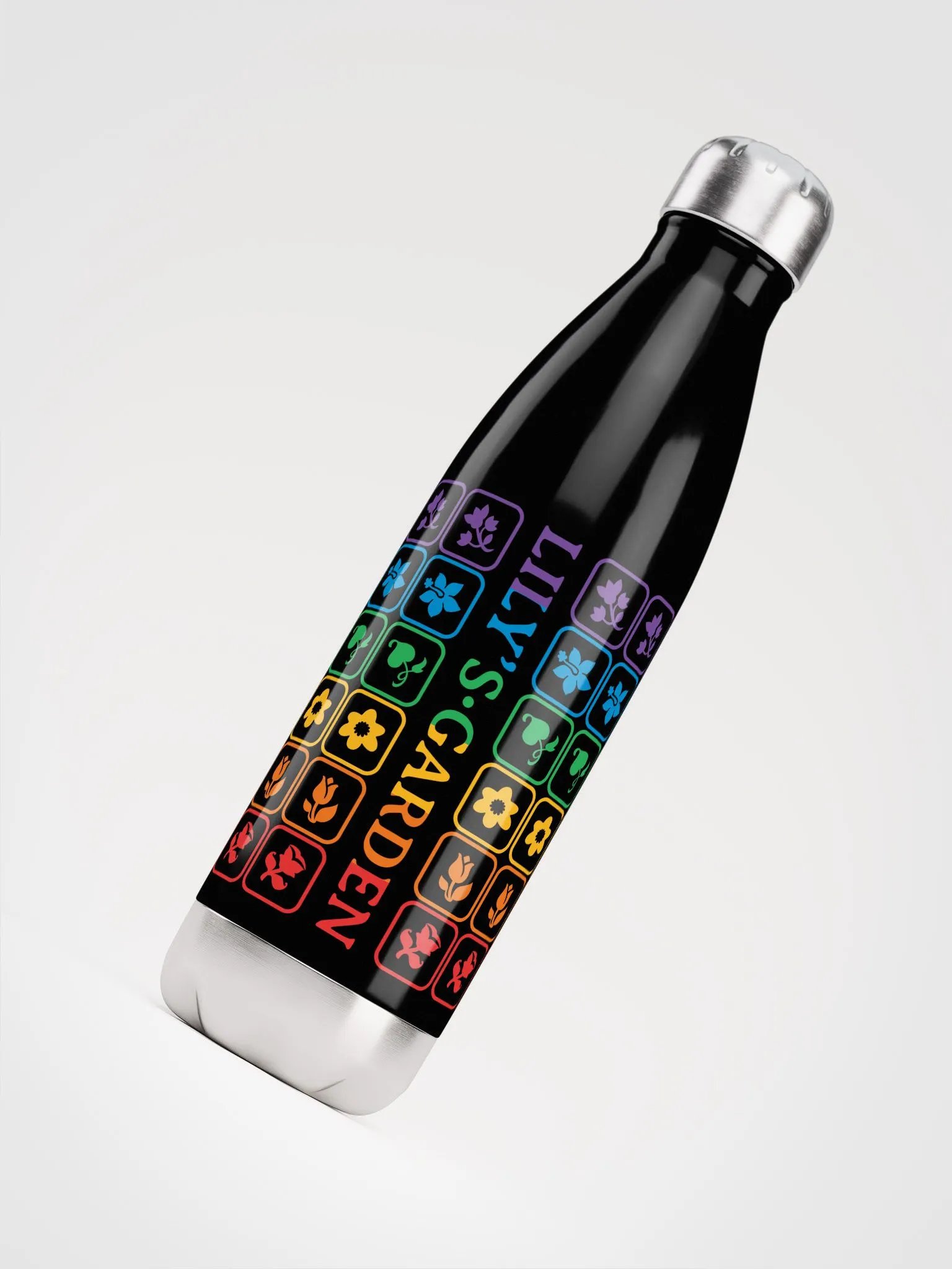 Lily’s Garden - Rainbow Stainless Steel Water Bottle product image (4)