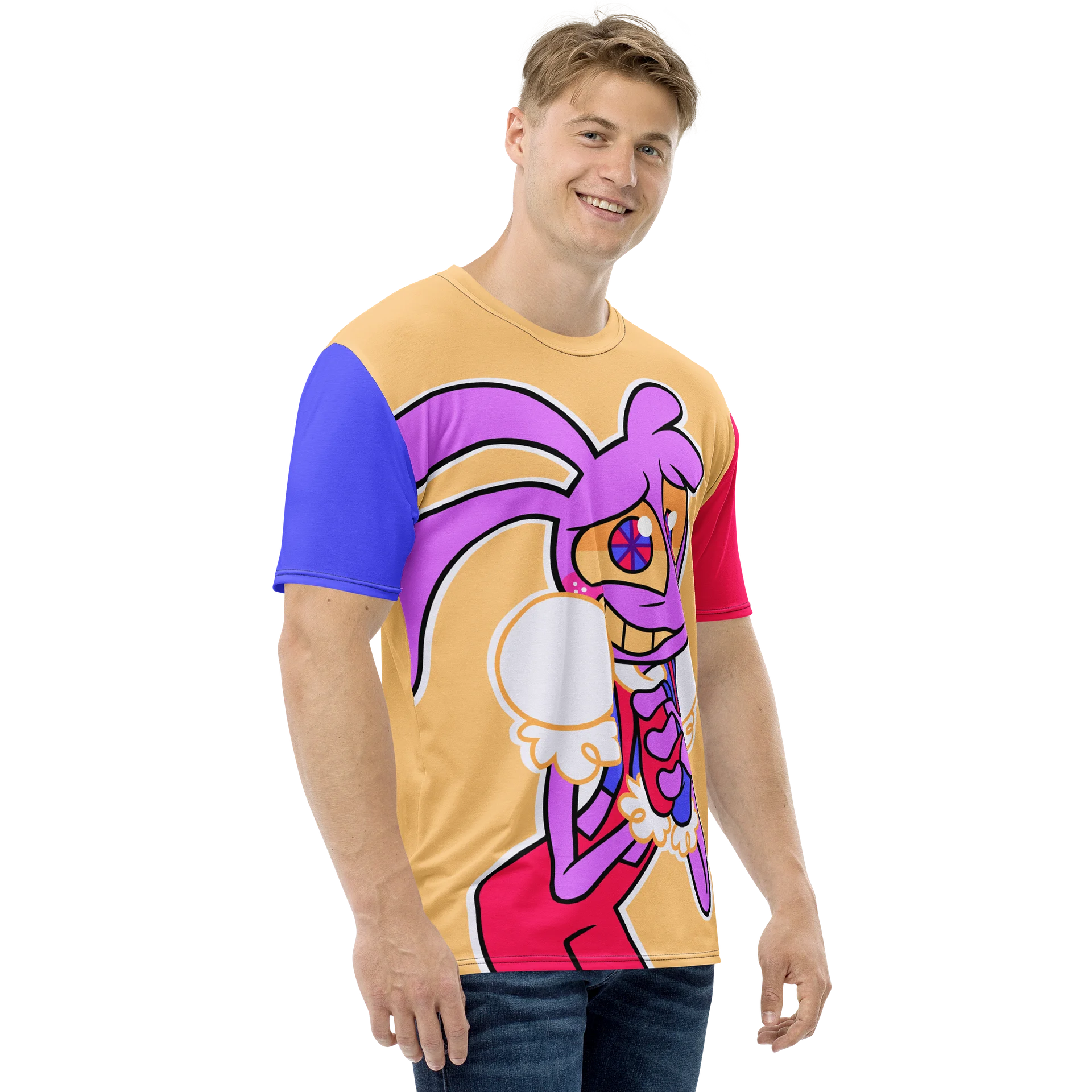 Jammi All Over! Tee (Red/Blue) product image (4)