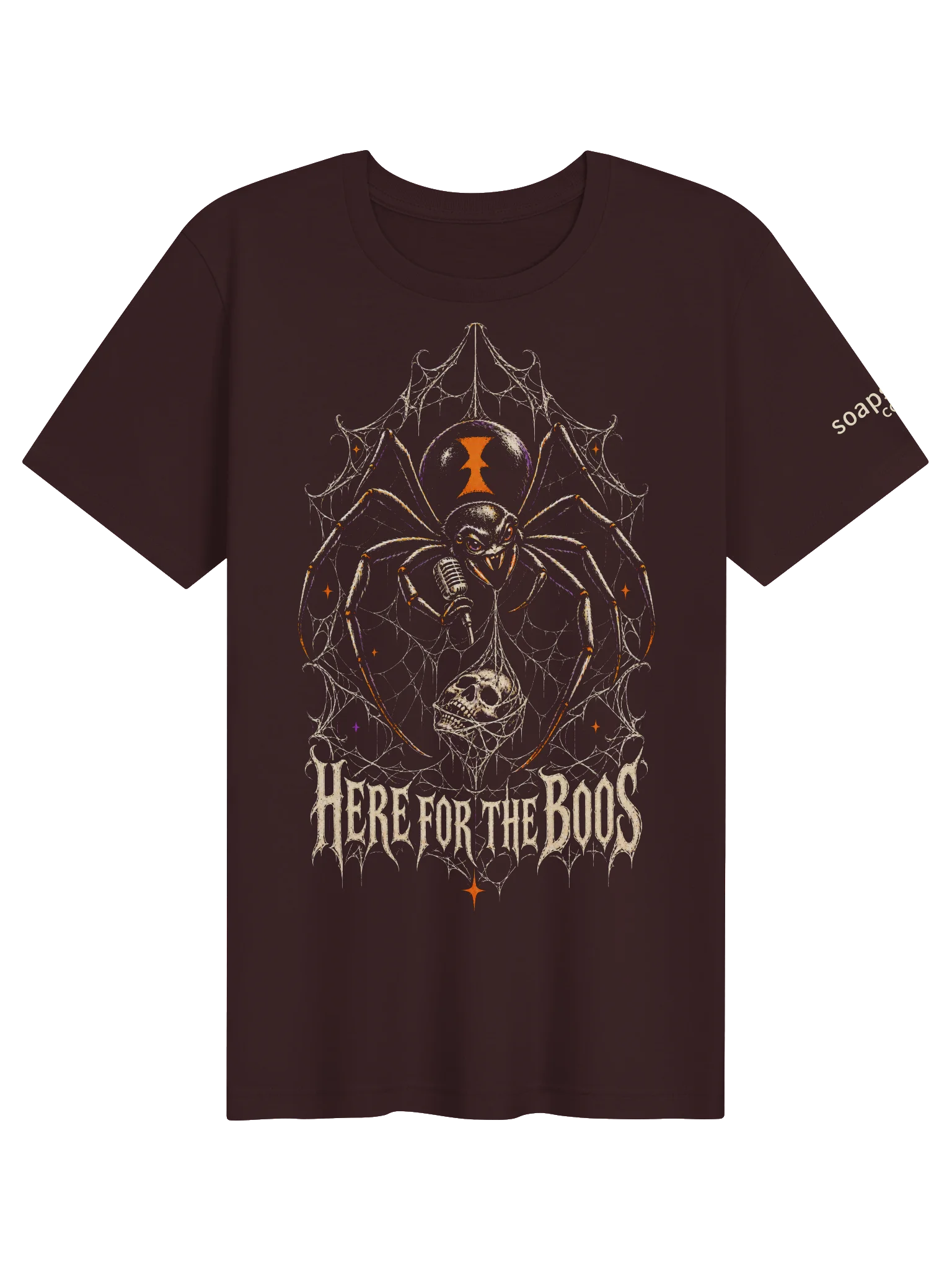 Here for the Boos Gothic Spider Tee product image (7)