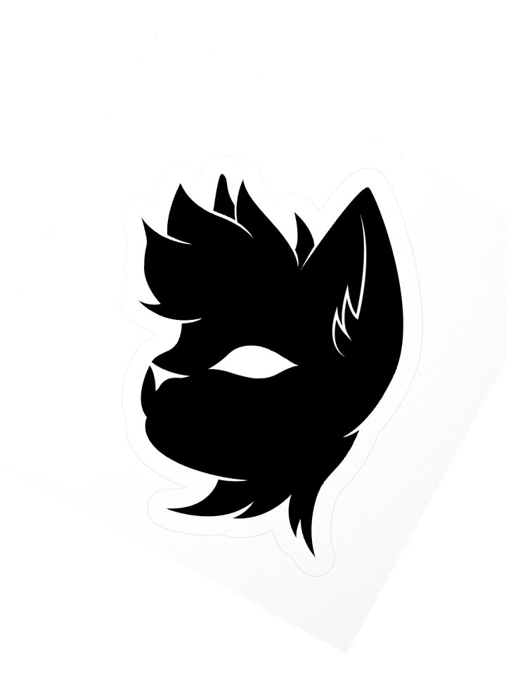 Averin Cat Logo Sticker product image (5)