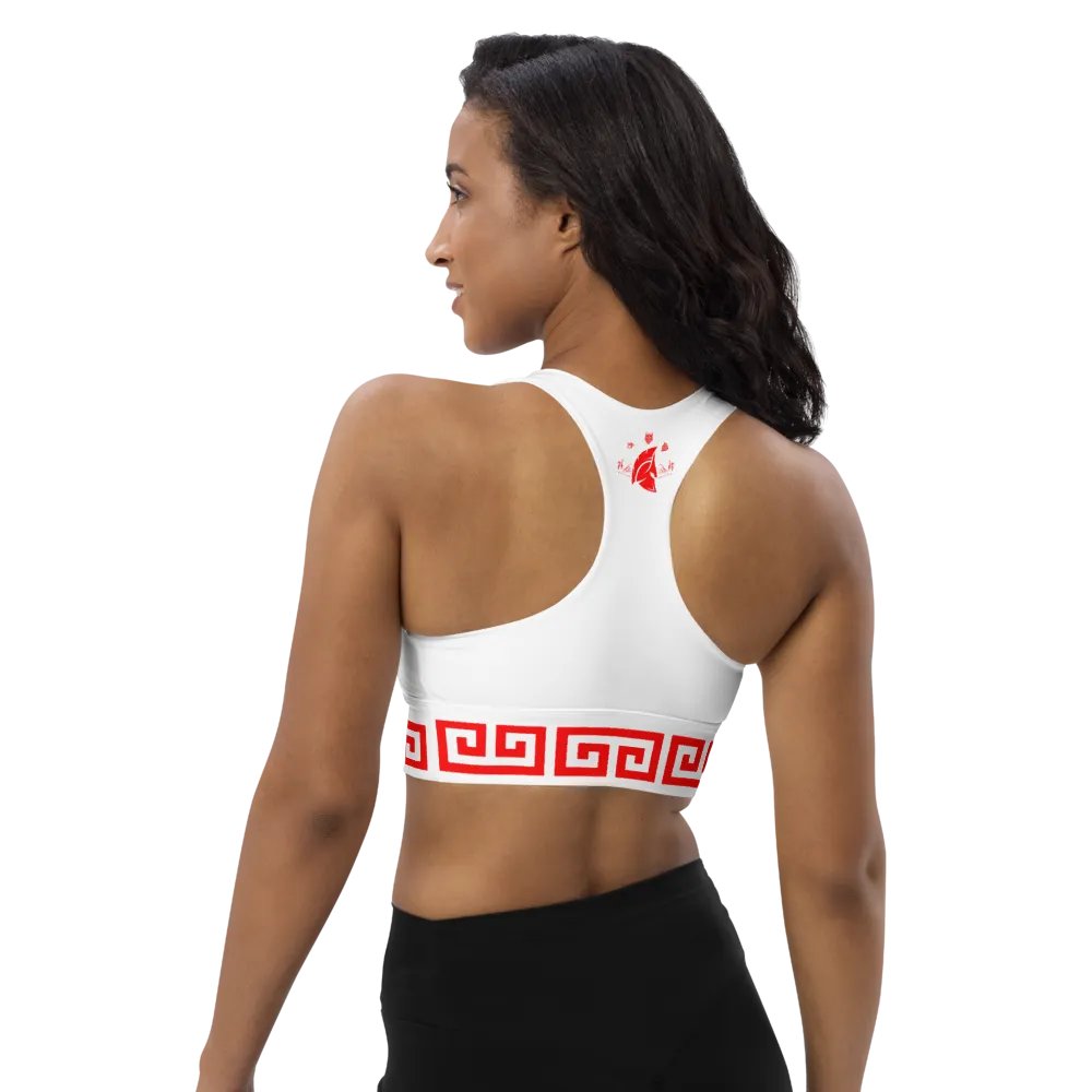 Deimos Longline Sports Bra White product image (5)