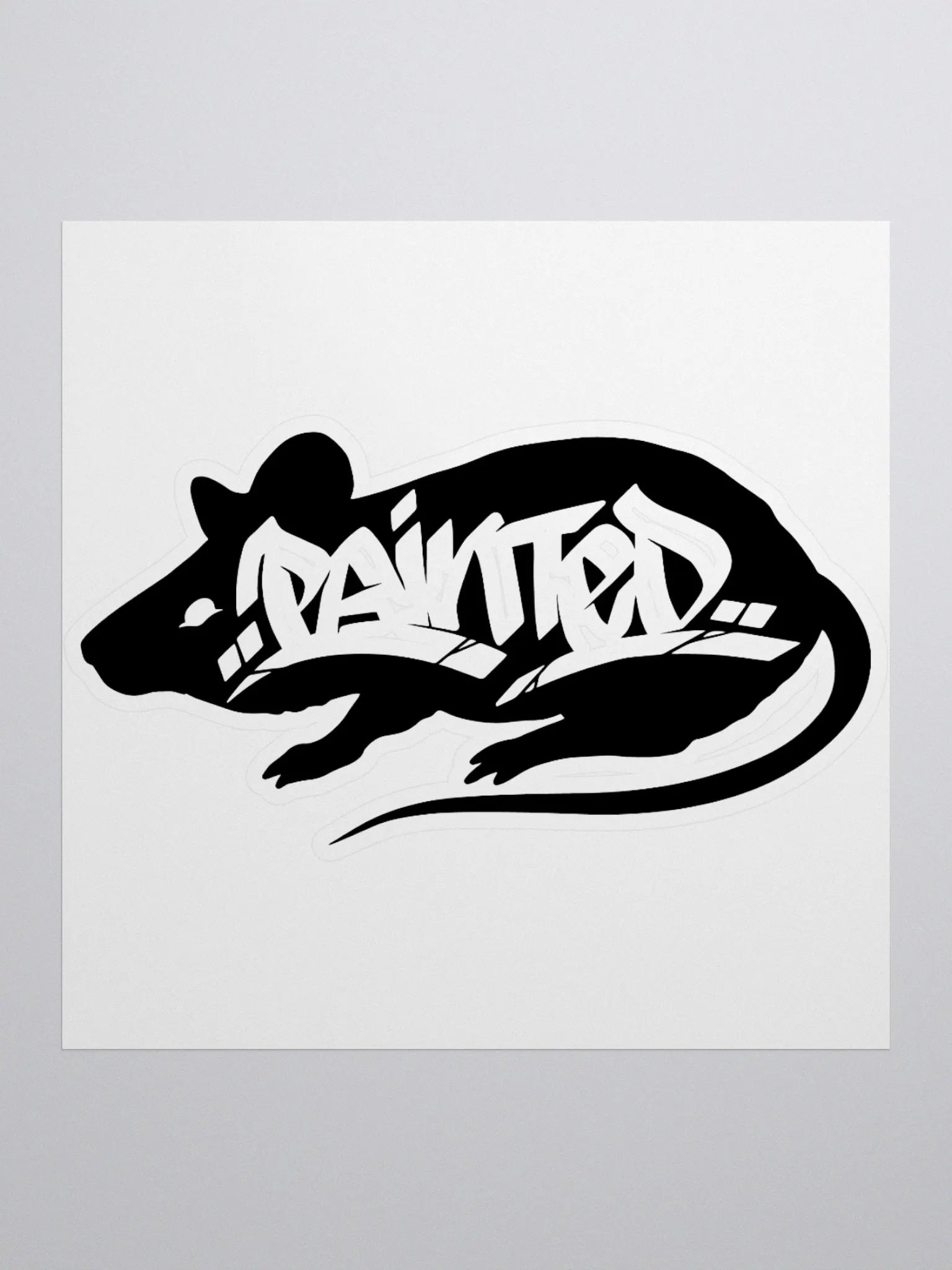 Black Rat Sticker product image (1)