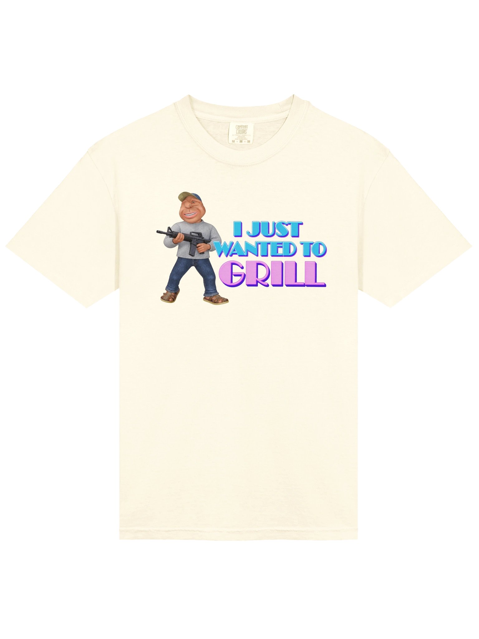 I Just Wanted to Grill Heavyweight Tee v2 product image (29)