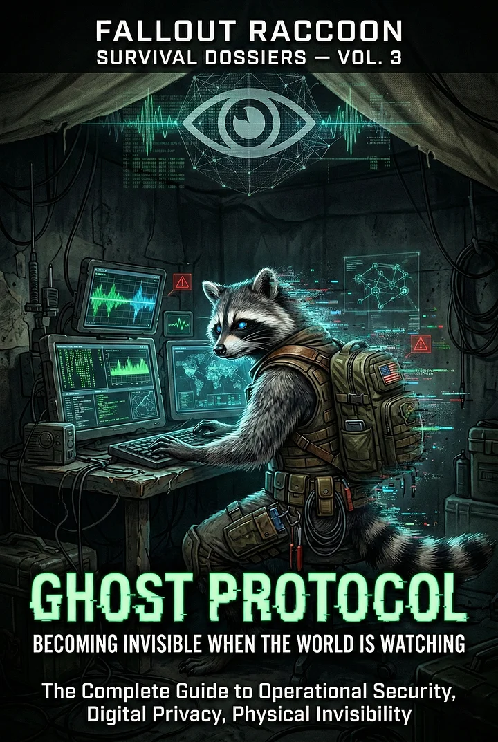 Fallout Raccoon E-BOOK VOL.3 Ghost Protocol : Survival Dossiers — The Complete Invisibility Manual product image (1)