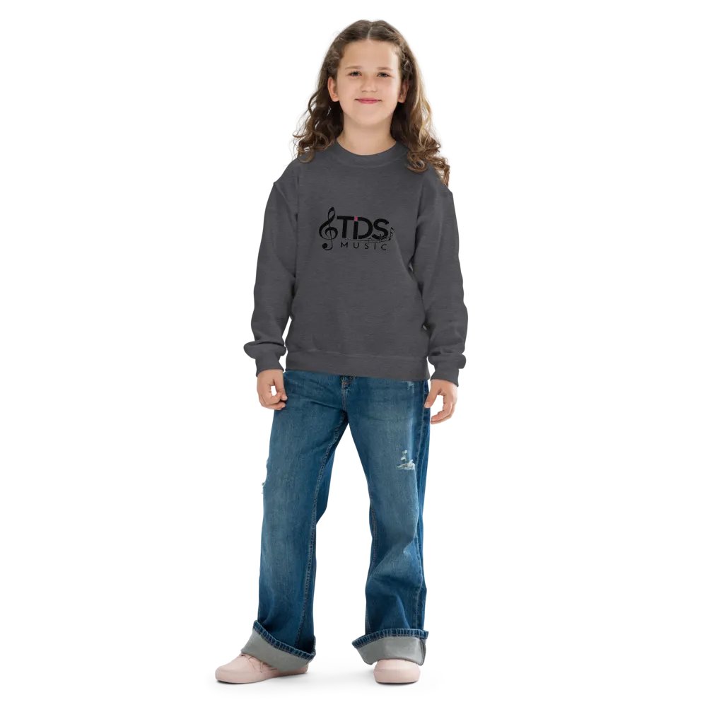 TDS Music Youth Crew Neck Sweatshirt in Blue, White, Black, Red, Gray (XS-XL) product image (7)