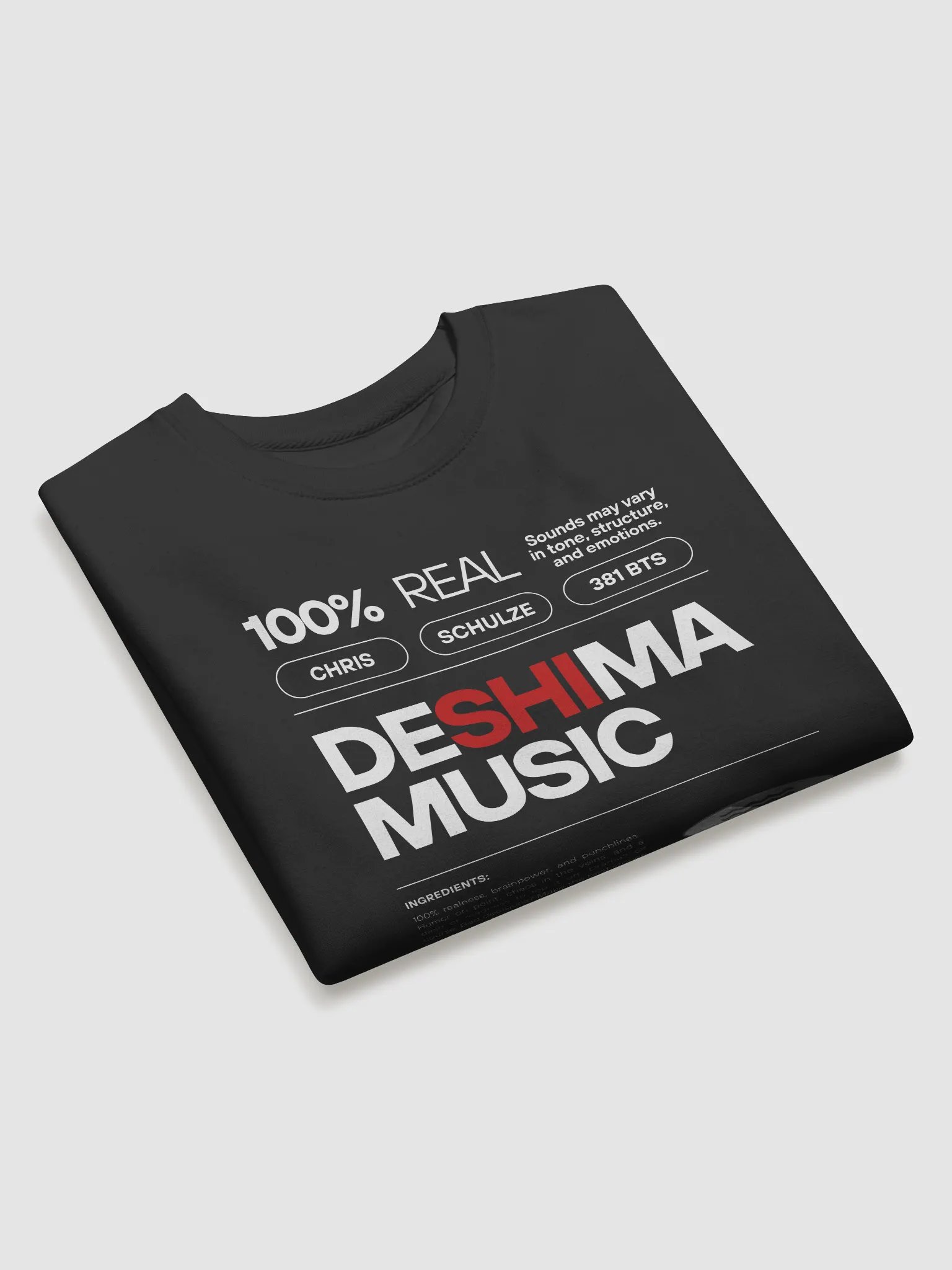 SHI Abstract Red Letters Premium Sweatshirt product image (4)