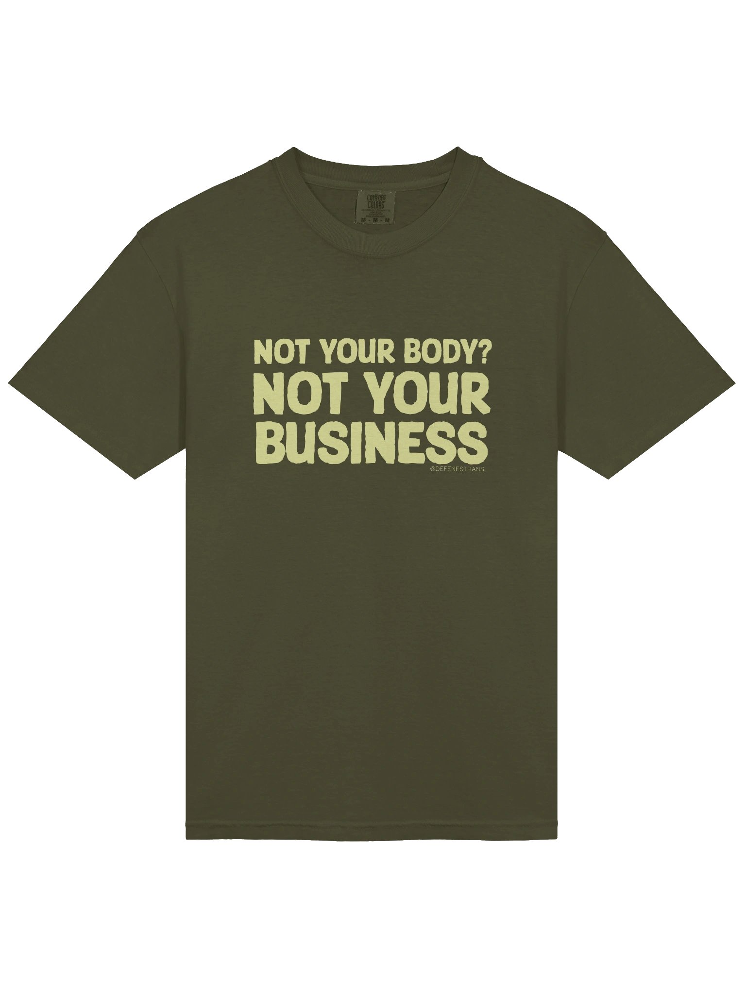 Not Your Body Tee product image (3)