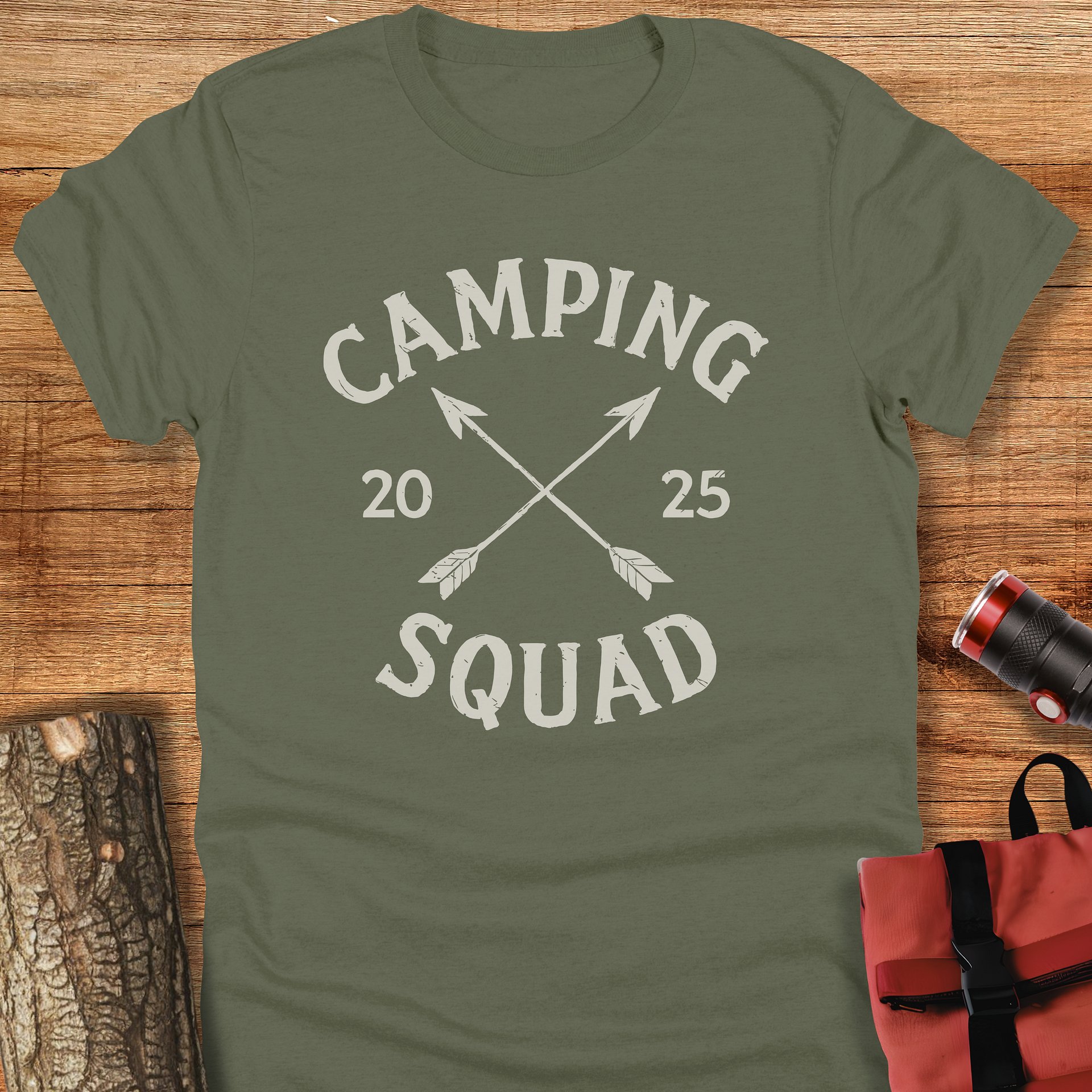 Camping squad 2025, Unisex t-shirt product image (1)