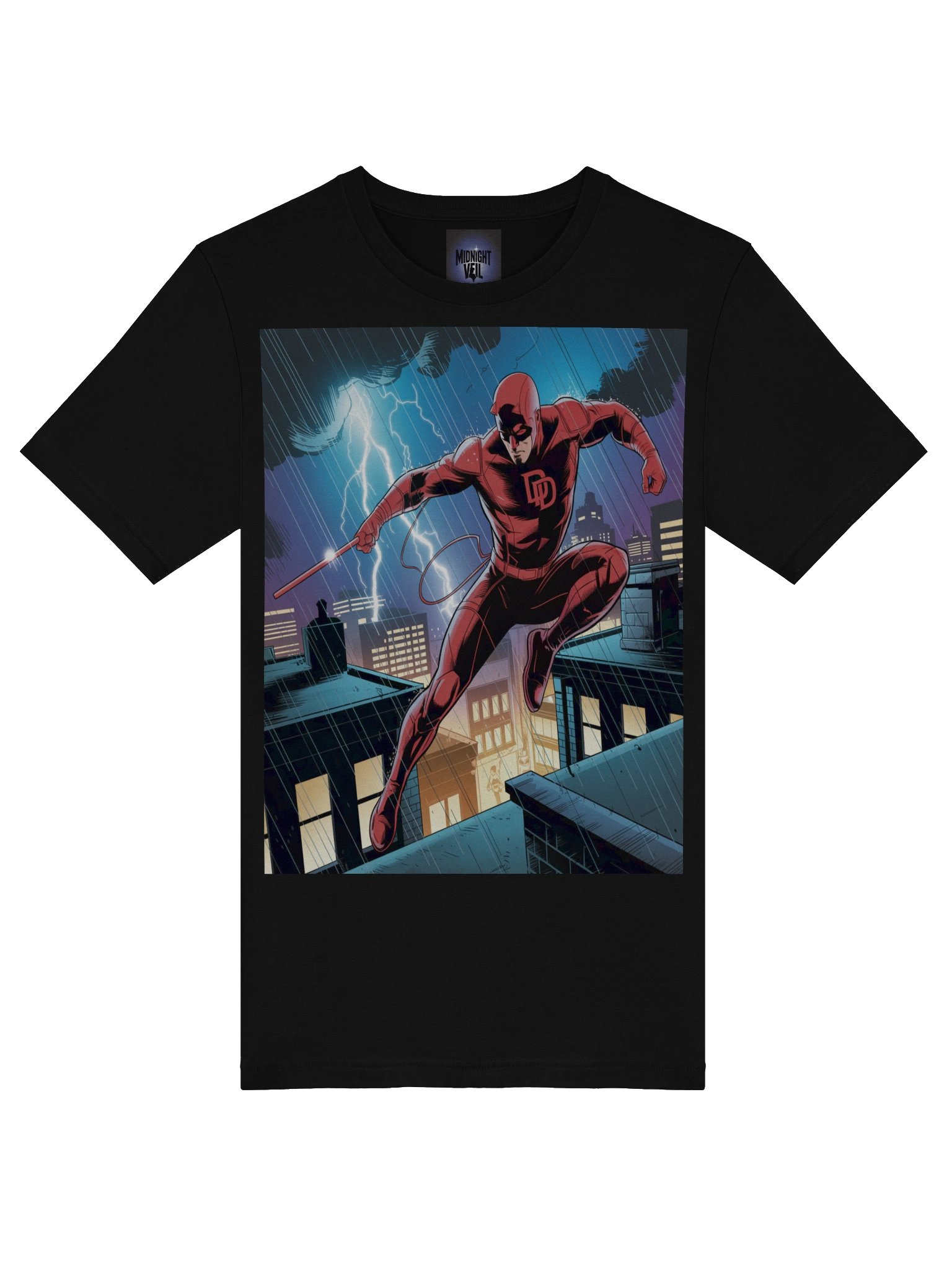 Thunder Veil: Daredevil Stormbound Leap T-Shirt product image (7)