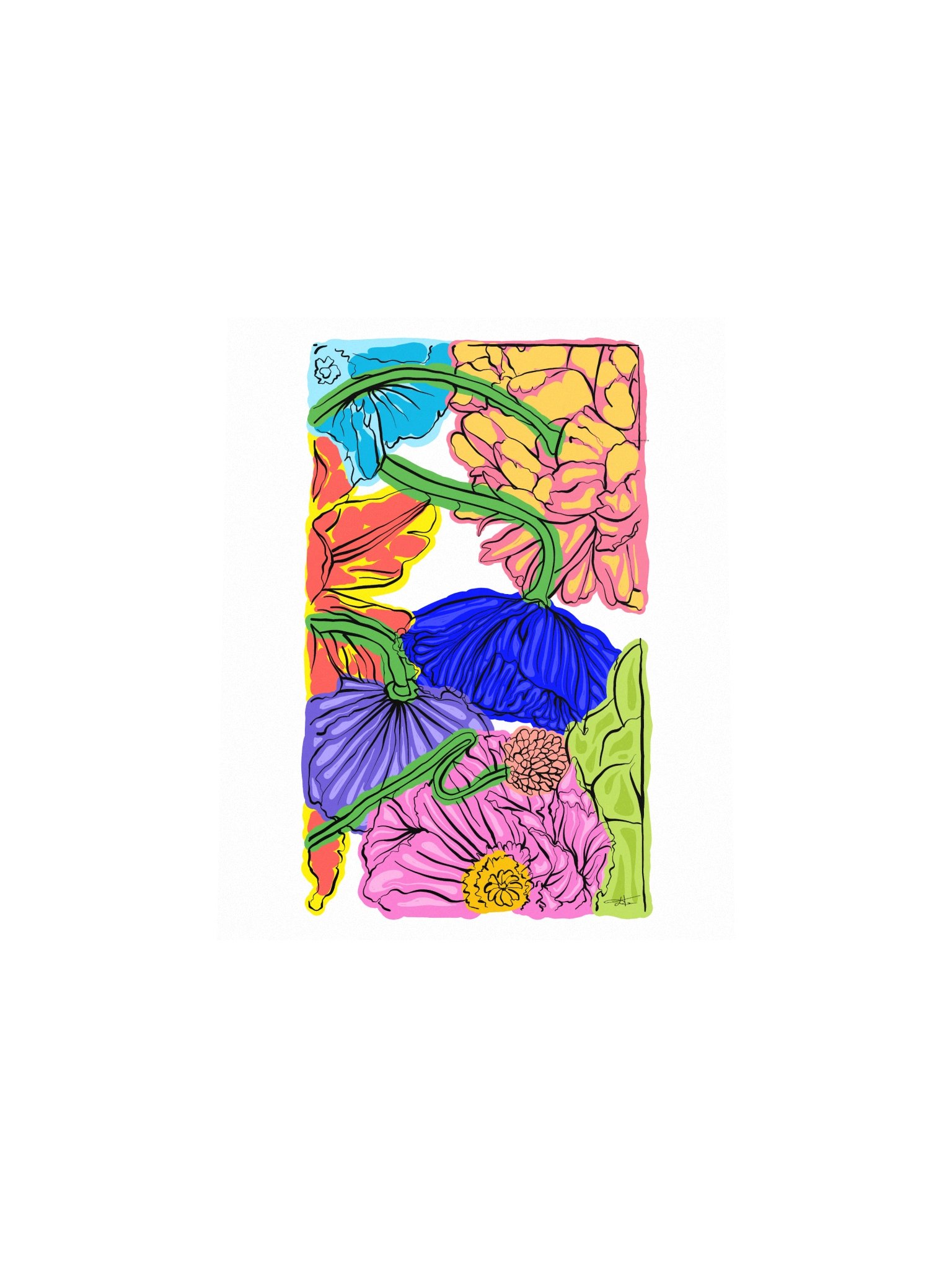 "Booming Flowers" Art Print product image (13)