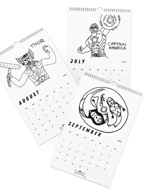 2027 Mervel Revels Wall Calendar product image (4)
