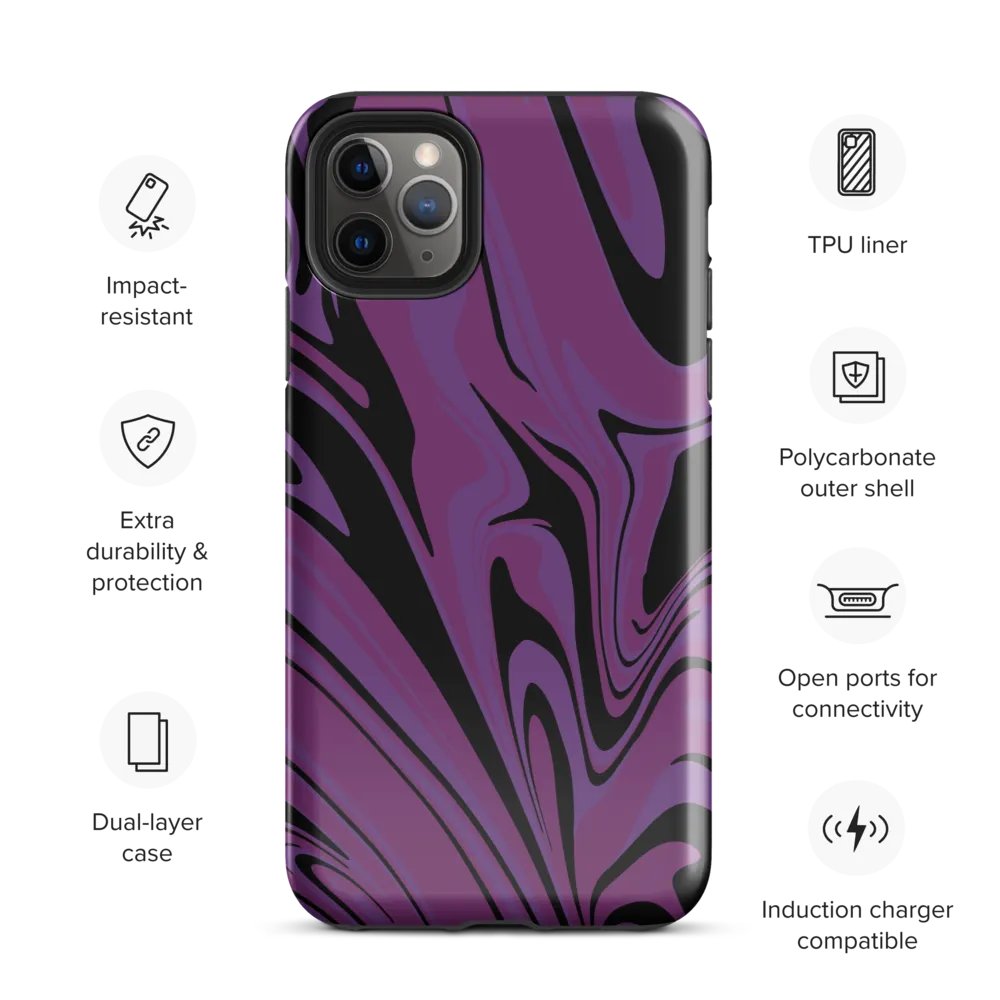 Purple Swirl Tough Case for iPhone® product image (4)