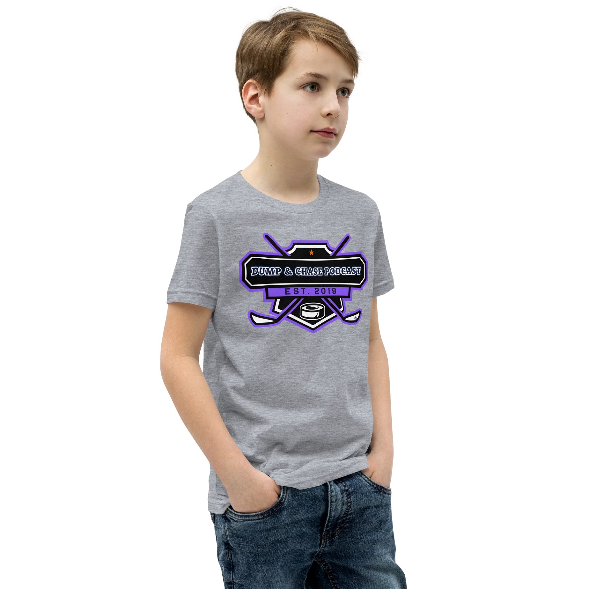 Dump & Chase Podcast Youth T-Shirt product image (14)